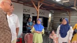 Usai Sosialisasi Wawasan Kebangsaan, Robi Barus Salurkan Bantuan kepada Korban Kebakaran di Sei Agul