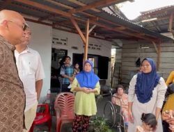Usai Sosialisasi Wawasan Kebangsaan, Robi Barus Salurkan Bantuan kepada Korban Kebakaran di Sei Agul