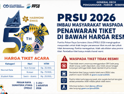 Waspada Tiket PRSU 2026 Murah, Panitia Pastikan Tak Ada Diskon Resmi