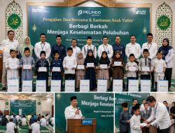Perkuat Nilai Kepedulian dan Keselamatan, Pelindo Regional 1 Gelar Pengajian, Doa Bersama, dan Santunan Anak Yatim Piatu