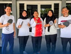 Bapas Palangka Raya Raih Juara Turnamen Tenis Meja Semarak HUT ke-81 RI di Kanwil Ditjenpas Kalteng