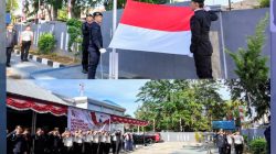 Rutan Pangkalan Brandan Gelar Upacara HUT Ke-81 Kemerdekaan RI