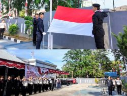 Rutan Pangkalan Brandan Gelar Upacara HUT Ke-81 Kemerdekaan RI