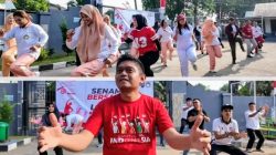 Rutan Pangkalan Brandan Gelar Senam Bersama dan Lomba Semarakkan HUT RI Ke-81