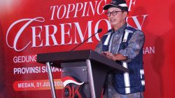 Gedung Baru OJK Sumut Masuki Tahap Akhir Struktur, Terapkan Konsep Green Building