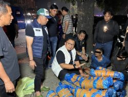 Polisi Tabrak Mobil Pelaku, 93 Kg Ganja Gagal Diedarkan di Medan