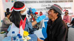 Kapolda Sumut Cek Langsung Pemeriksaan Kesehatan Gratis bagi Warga Samosir