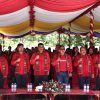 Hasto dan Djarot Groundbreaking Kantor PDIP Samosir, Pesan Megawati: Jangan Jadi Bangunan Elitis