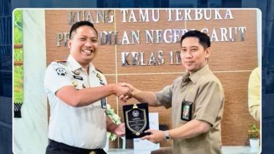 Perkuat Sinergi Penegakan Hukum, Karutan Garut Bersama Kalapas dan Kabapas Temui Ketua PN Garut