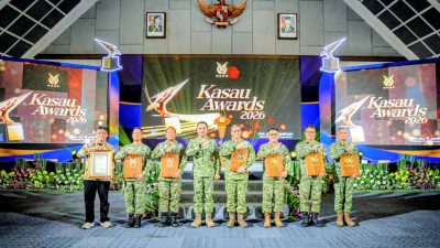 Bangun Sinergi TNI AU dan Media, Danlanud Soewondo Raih Penghargaan Kasau Award 2026