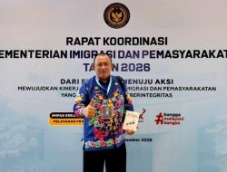 Kepala Bapas Kelas I Palangka Raya Theo Adrianus Ikuti Kegiatan Rapat Koordinasi Kementerian Imipas Tahun 2026