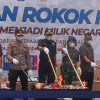 Bea Cukai Sibolga Musnahkan 4,3 Juta Batang Rokok Ilegal, Nilainya Capai Rp 6,4 Miliar