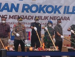 Bea Cukai Sibolga Musnahkan 4,3 Juta Batang Rokok Ilegal, Nilainya Capai Rp 6,4 Miliar