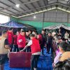 PDI Perjuangan Salurkan Bantuan Logistik untuk Pengungsi Sinabung
