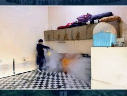 Perkuat Pengawasan dan Penertiban Kamar Hunian, Rutan Garut Laksanakan Fogging dan Penertiban Blok Hunian