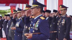 Soliditas Tiga Matra, Lanud Soewondo Ikuti Upacara HUT ke-81 TNI di Kodaeral I Belawan