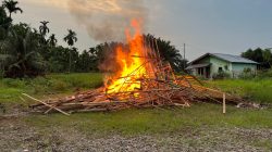 Gerebek Sarang Narkoba di Sunggal, Enam Barak Dibakar