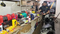 Bengkel Motor di Bandar Setia, Kecamatan Percut Sei Tuan Jadi Penyimpanan 1.152 Vape Narkoba