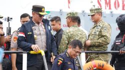 Sinergi Pemberantasan Narkoba, Area Terminal Penumpang milik Pelindo Regional 1 Dipilih Sebagai Lokasi Sandar Kapal Tangkapan dan Lokasi Pelaksanaan Konferensi Pers Kapolri