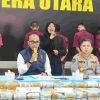 Polda Sumut Ungkap Tiga Kasus Narkotika, Sita 244 Kg Sabu dan Amankan 9 Tersangka